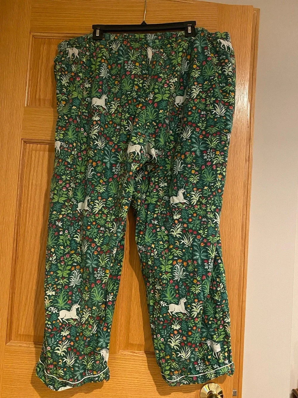 Printfresh Juniper Unicorn Garden Long Sleep Set- Women's Size 2X